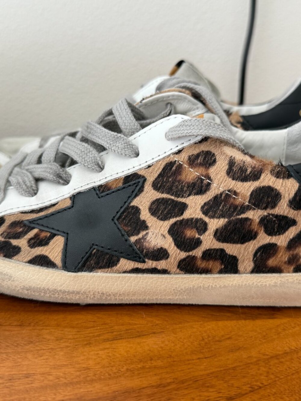 NWT Golden Goose Leopard Super-Star Classic Sneakers - Picture 3 of 6